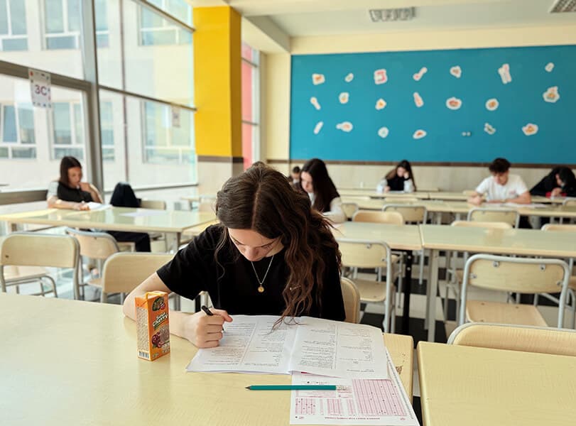 Studenten in het middelbaar beroepsonderwijs